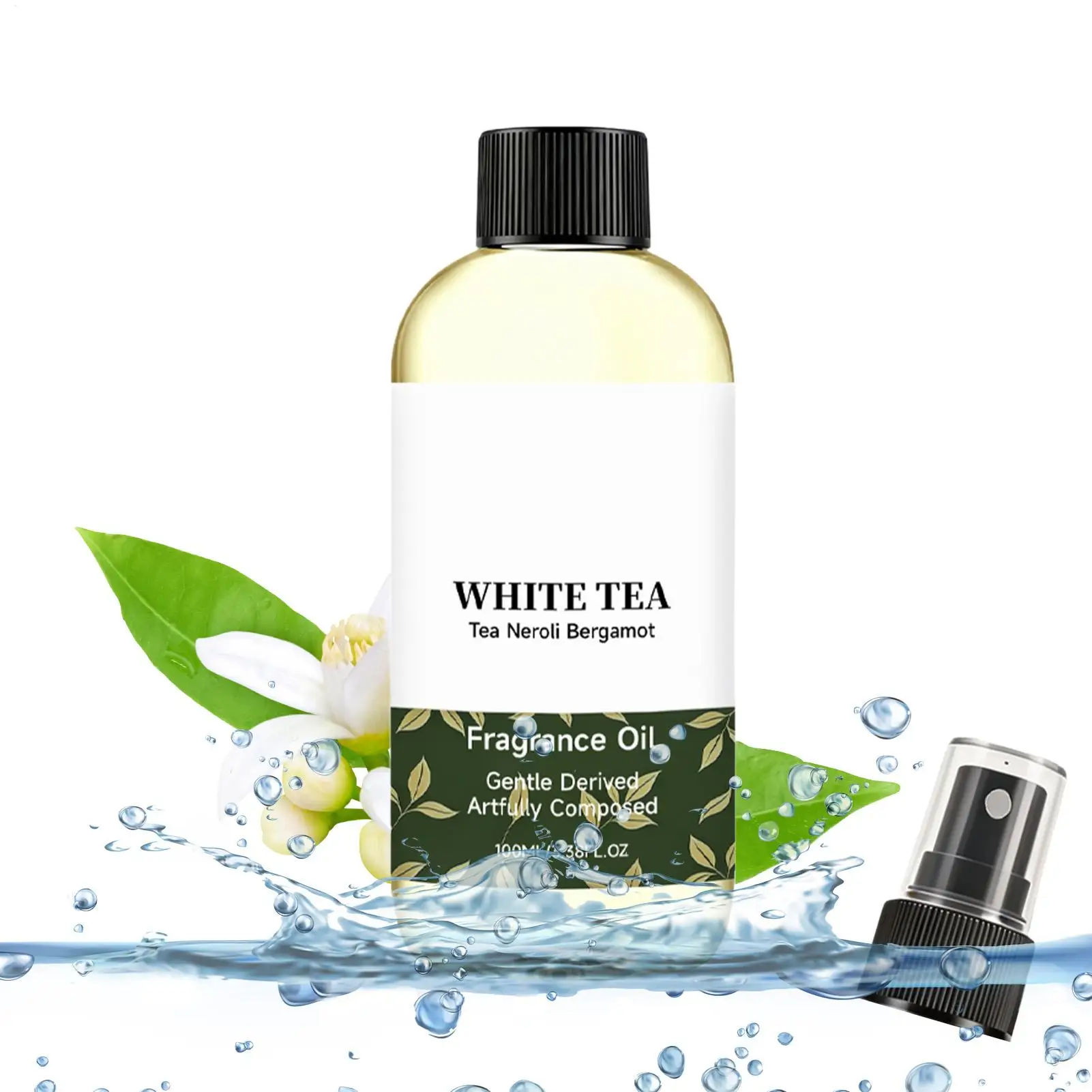 Aromatherapy Oils Natural Long-Lasting white tea Scent Pure Liquid 100ml Home Diffuser Oils Air Scents For Home Office Bedroom