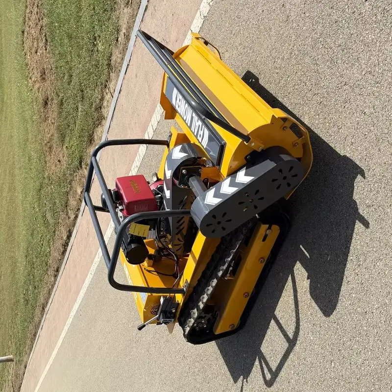 カスタマイズ可能な新型家庭用リモコン式芝刈り機 英語バージョン 家庭菜園管理ロボット 芝生管理機器