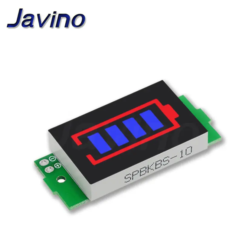 1/10/20 sztuk 1-8S pojedynczy moduł wskaźnika pojemności baterii litowej 3.7V 4.2V wyświetlacz Tester mocy akumulatora pojazdu elektrycznego Li-ion — zdjęcie 6