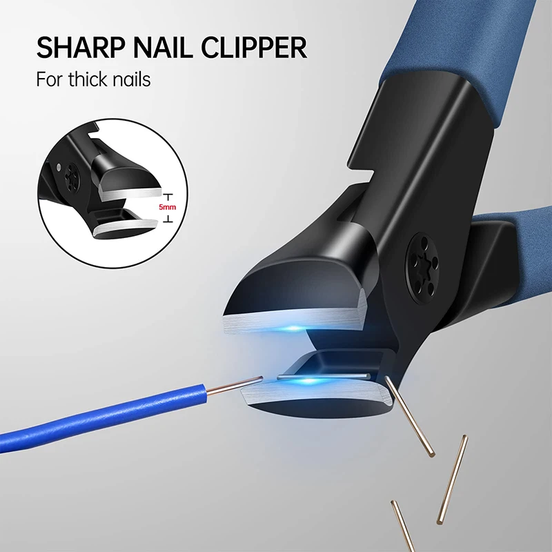 Newest Anti-Splash Nail Clippers Thick Hard Special Nail Clippers Single Nail Clipper Large Size Household Nail Clippers