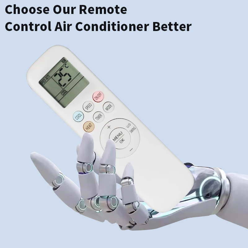 Controle remoto compatível com AUX Lumen Air Conditioner, controlador de substituição, YKR-T/011E YKR-T 011E YKR-T 013E