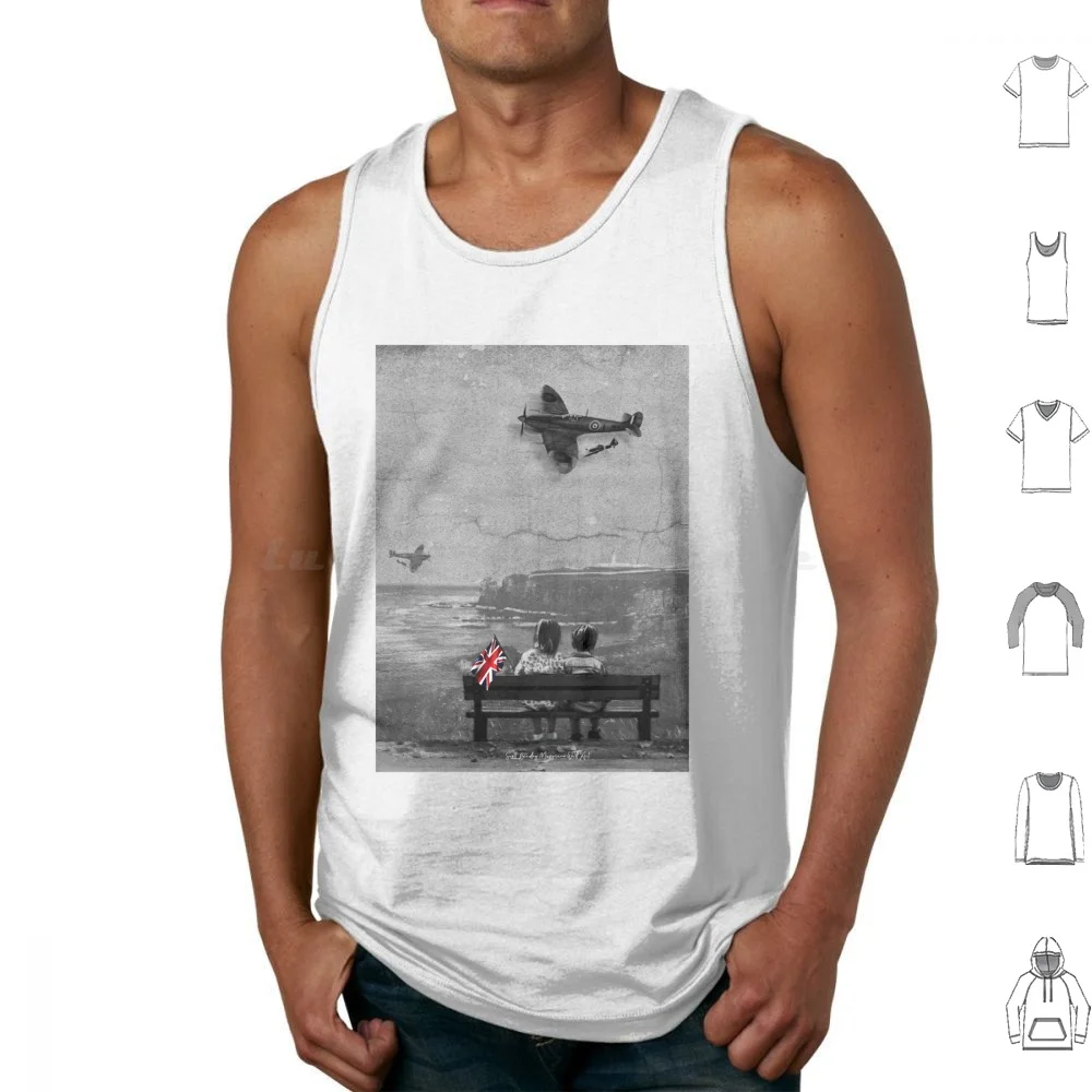 

War In The Wall-Scottish Highlands Tank Tops Print Cotton Scotland Scottish Highlands Art War Second World War Caithness