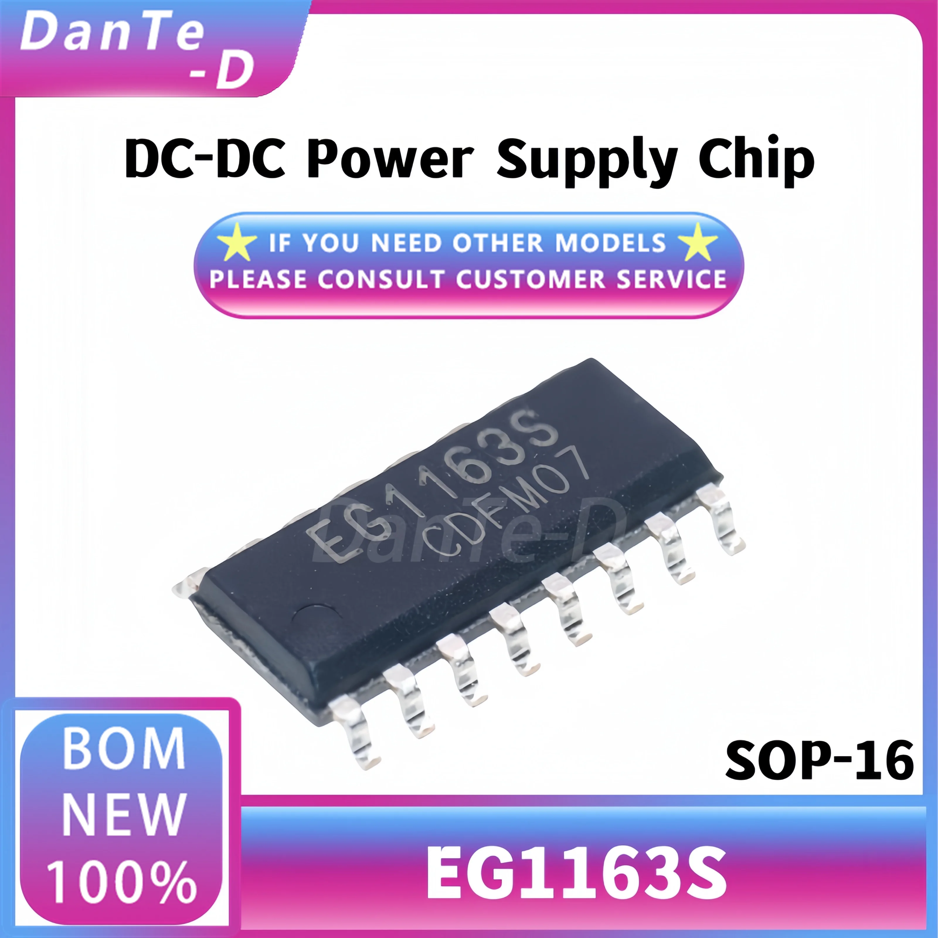 10pcs EG1163S original genuine SOP-16 high voltage and high current step-down switching power supply chip