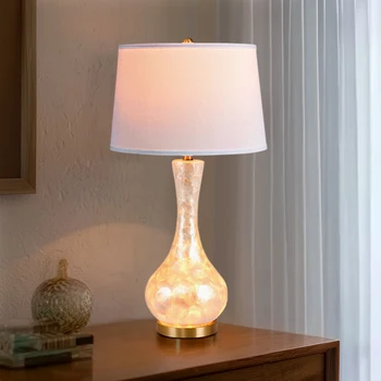 25/28-Inch Luxury Table Lamp with Opal Glass Shade 1
