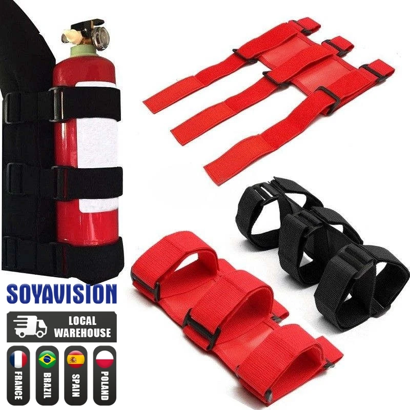 Regulowany pasek mocujący gaśnicę z tkaniny Oxford Car Roll Bar uchwyt na gaśnicę pas do Jeep Wrangler TJ JK JL 1997-2018