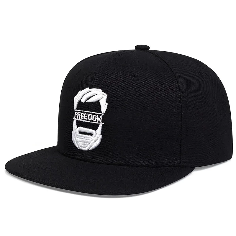 Modna czapka z daszkiem Old Man haft letnia czapki przeciwsłoneczne swobodna czapka typu Snapback regulowana czapki hip-hopowe Gorras