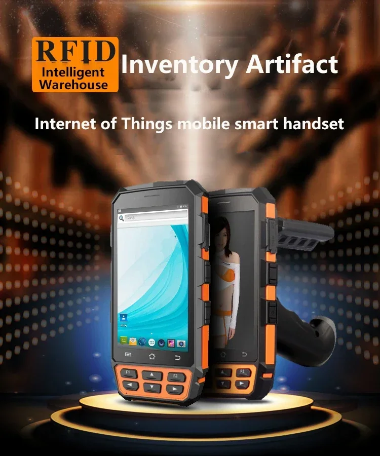 2025 الشركة المصنعة طويلة المدى للكشف عن أندرويد Uhf Rfid Pda قارئ لاسلكي محمول