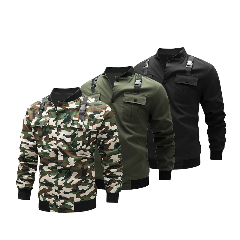 

American Autumn Men's Sports Outdoor Workwear Windproof Jacket Hiking Camping Hiking Tactical Hunting Jacket Clothing