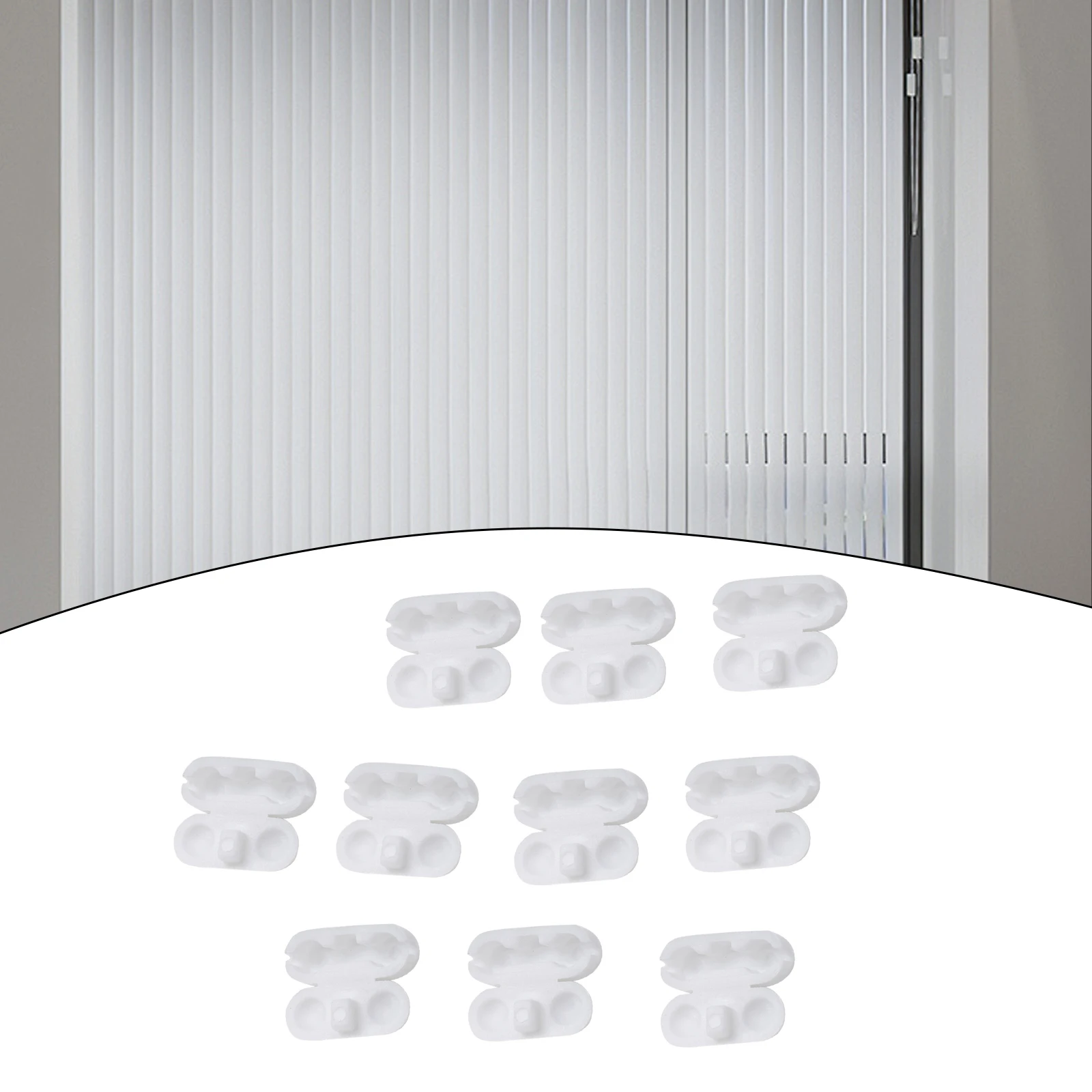 Chain Coupler Clips for Pull Cord Operation in Roller Blinds Vertical Blinds for roman Blinds and Similar Chain-Controlled