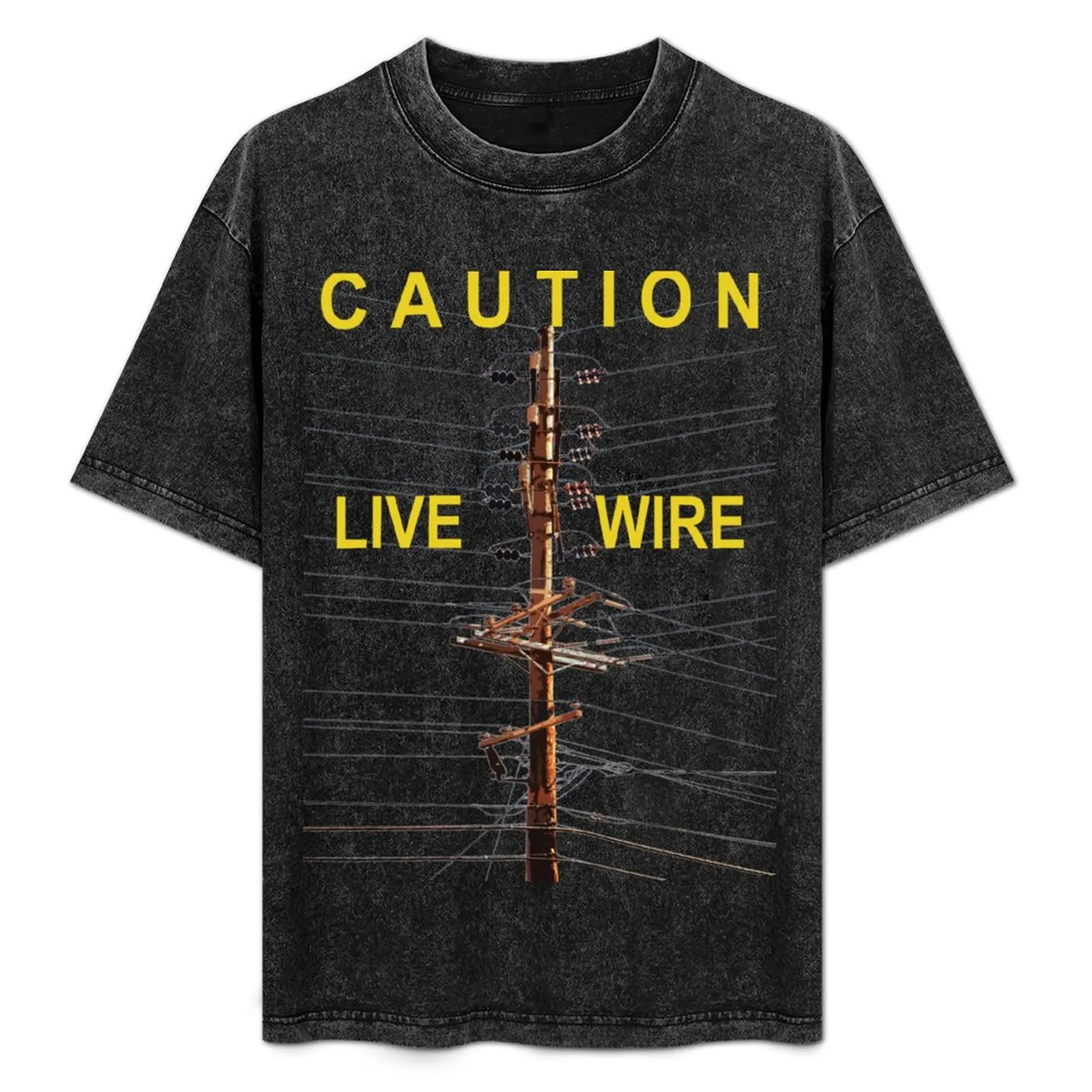 

Caution - Live Wire T-Shirt Moisture Wicking Quick Dry Tee