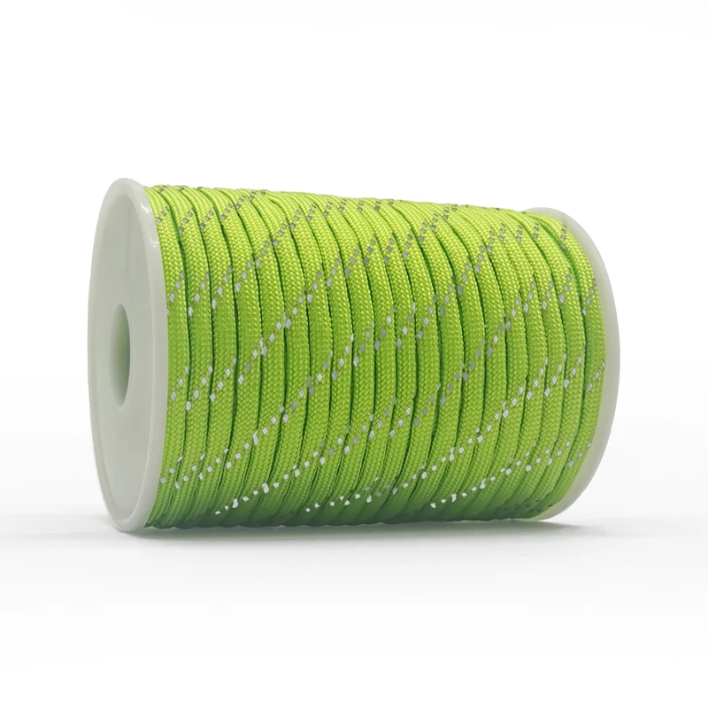 31 metre Survival 4mm 7 standı çekirdek Paracord için Survival paraşüt kordon kordon kamp tırmanma kamp halat yürüyüş Clothesline