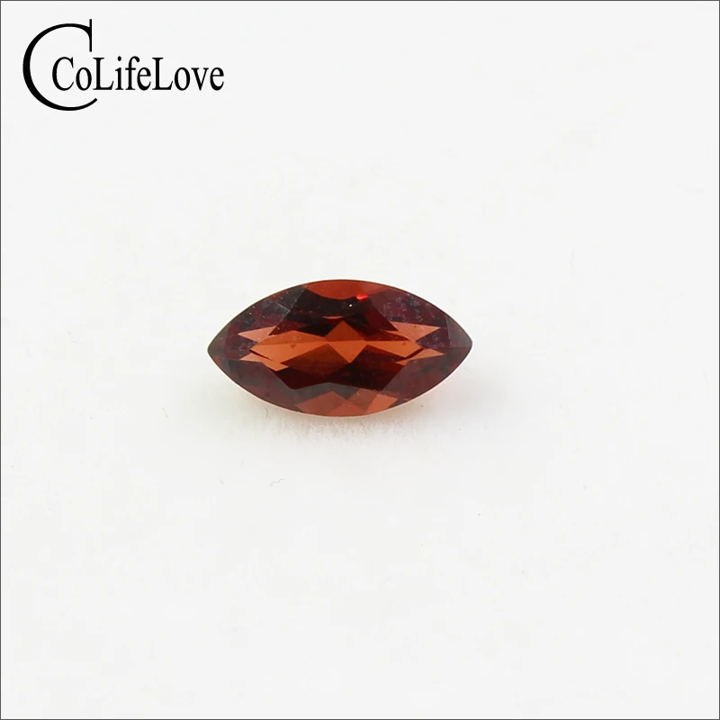 

5 Poeces A Lot VVS Grade Natural Garnet Loose Gemstone 3mm * 6mm Marquise Cut Garnet Loose Stone