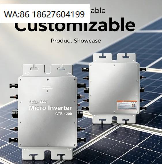 1200W IP67 Waterproof Grid Tie Micro Inverter  WiFi APP Intelligent Control Single Phase  PV Equipment