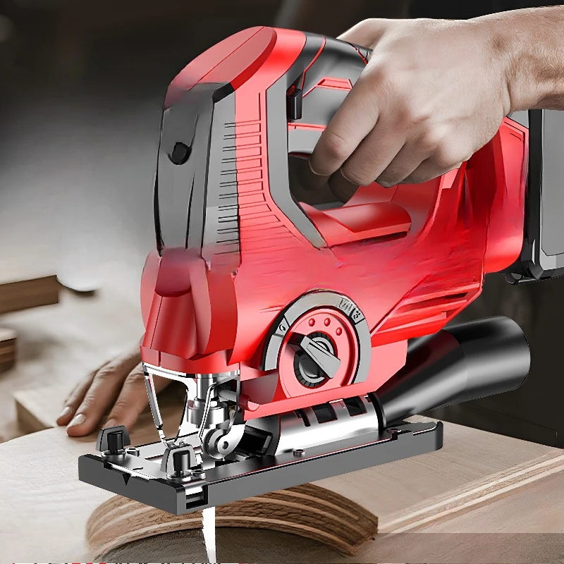 Sega curva al litio, sega curva elettrica per la lavorazione del legno, sega curva per taglio metalli