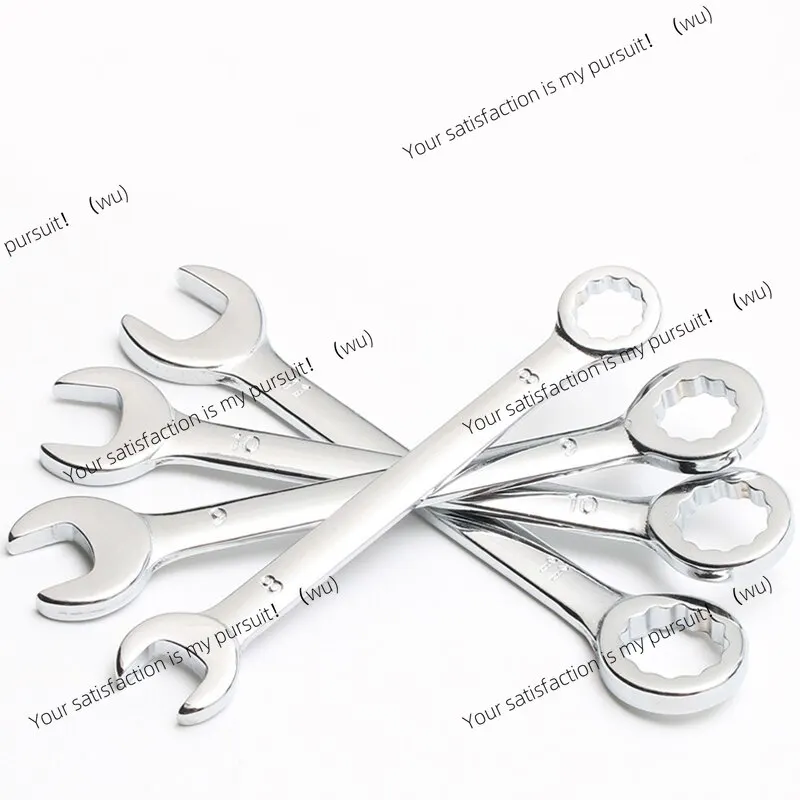 10 Piece Mini Spanner Blue Set Hand Tools Key Ring Spanner Explosion Proof Pocket Metric Spanner