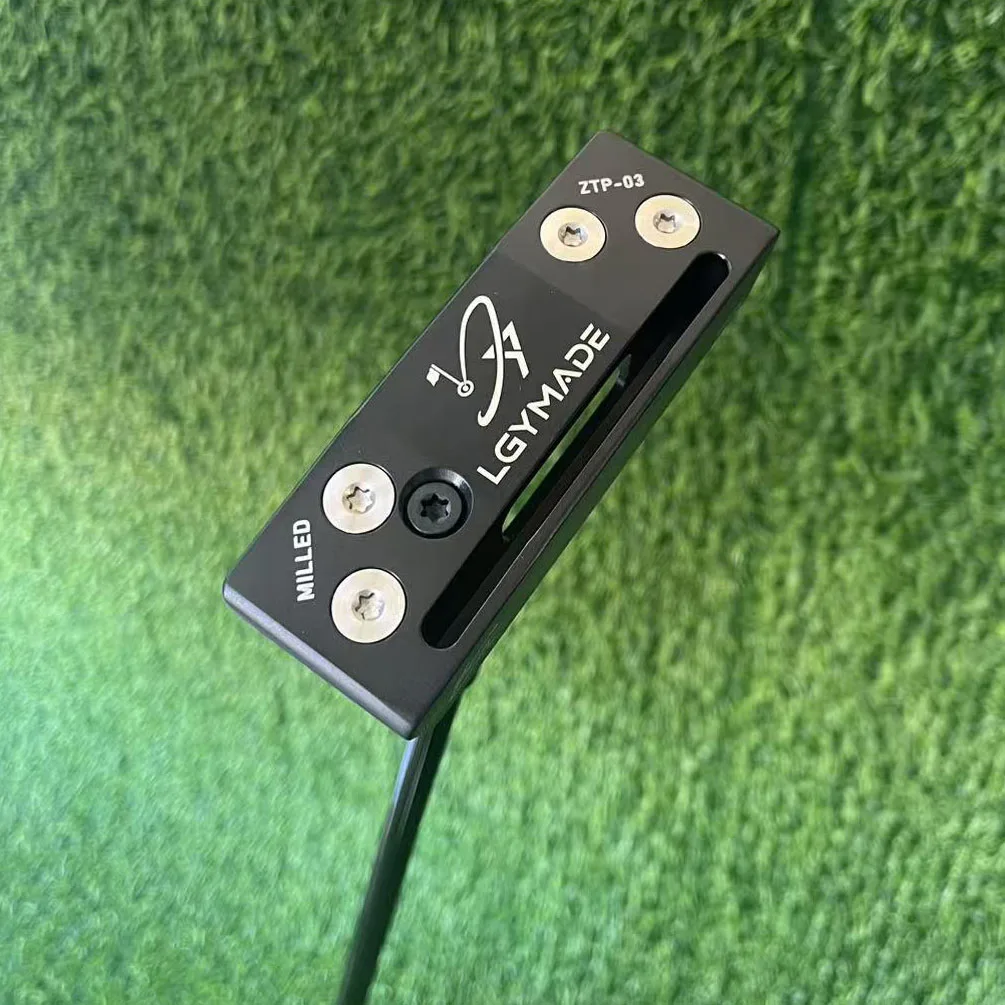 Golf Blade Putter Club Fully Milled 303 Stainless Steel CNC Machined Sound Slot Crisp Metallic Impact Tone Right and Left Handed