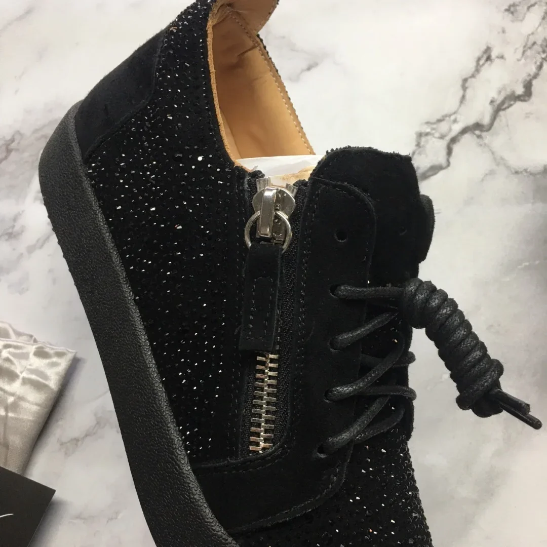 New Fashion Casual Sneakers for Men Brand Designer Women Tennis shoes Luxury Real Leather GZ Loafers Sports shoes 35-48 G0105