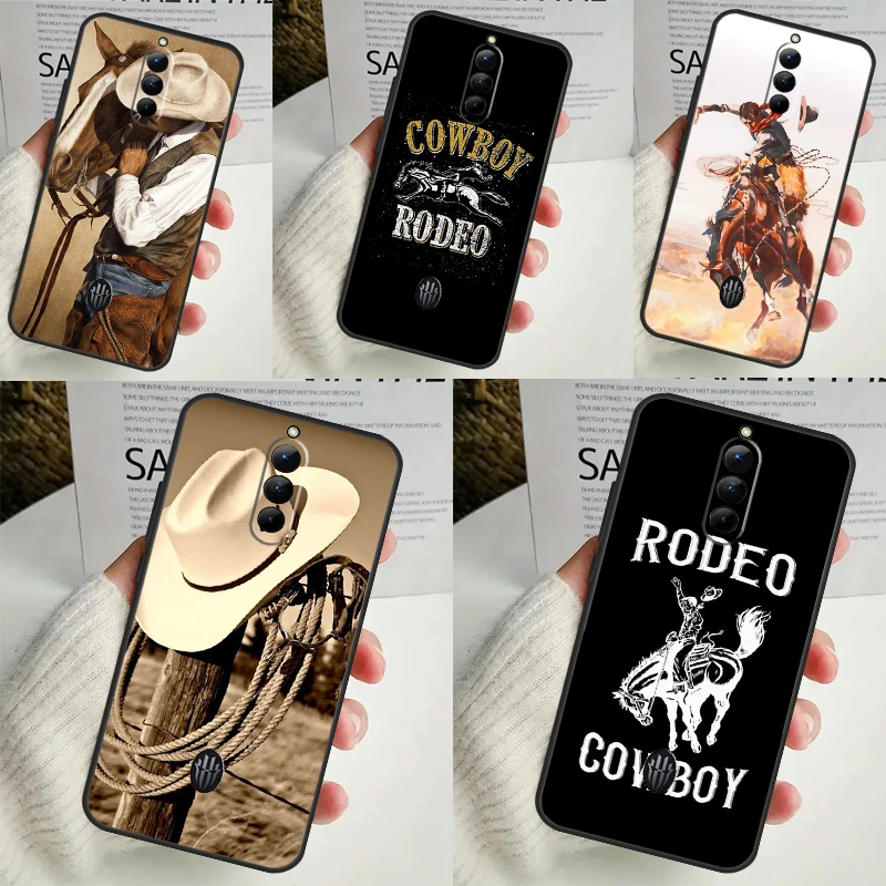 Extreme Sport Rodeo Cowboy Lasso Case For Red Magic 9 8S 8 Pro Plus Cover For ZTE Nubia Red Magic 6S 7S 6 7 Pro 6R 5S 5G