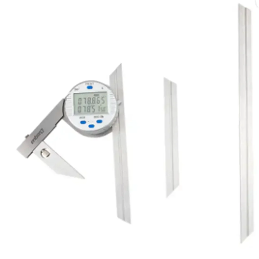 

Hot sell Dasqua Stainless Steel 0-360 Degree Universal Digital Protractor Angle Ruler Measuring Tool