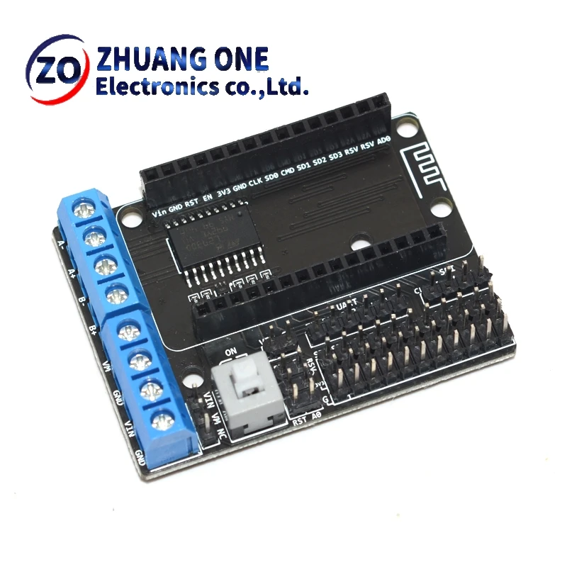 NodeMCU موتور درع مجلس L293D ل ESP-12E من ESP8266 esp 12E عدة لتقوم بها بنفسك لعبة تعمل بالريموت واي فاي rc سيارة ذكية التحكم عن بعد لاردوينو