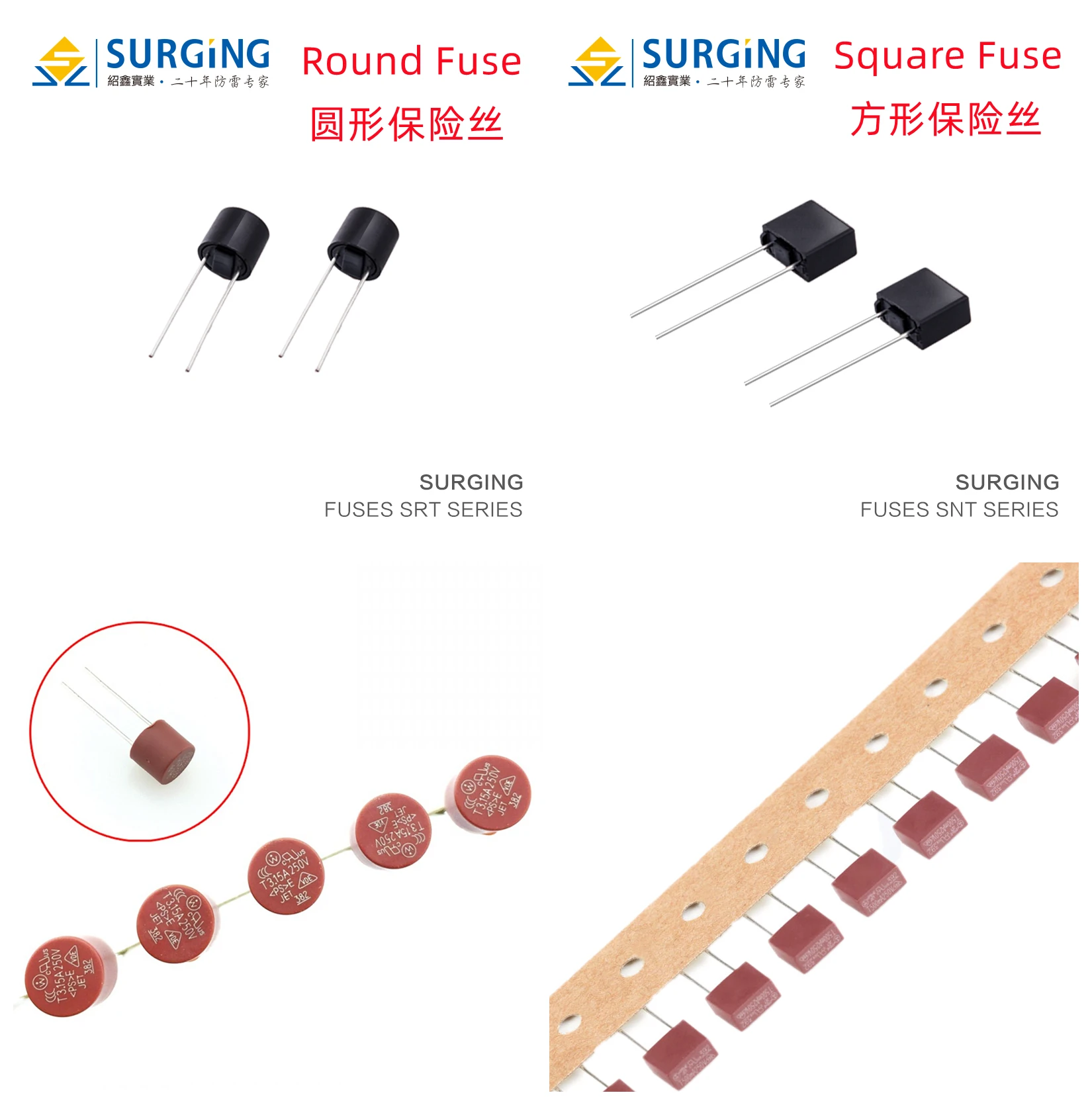 10pcs/lot 5x20mm 6x30mm Fast Blow Glass Tube Fuses 1A 2A 3A 5A 10A 15A 20A Square Round Fuse Axial Lead Green blue Fuse 125/250V