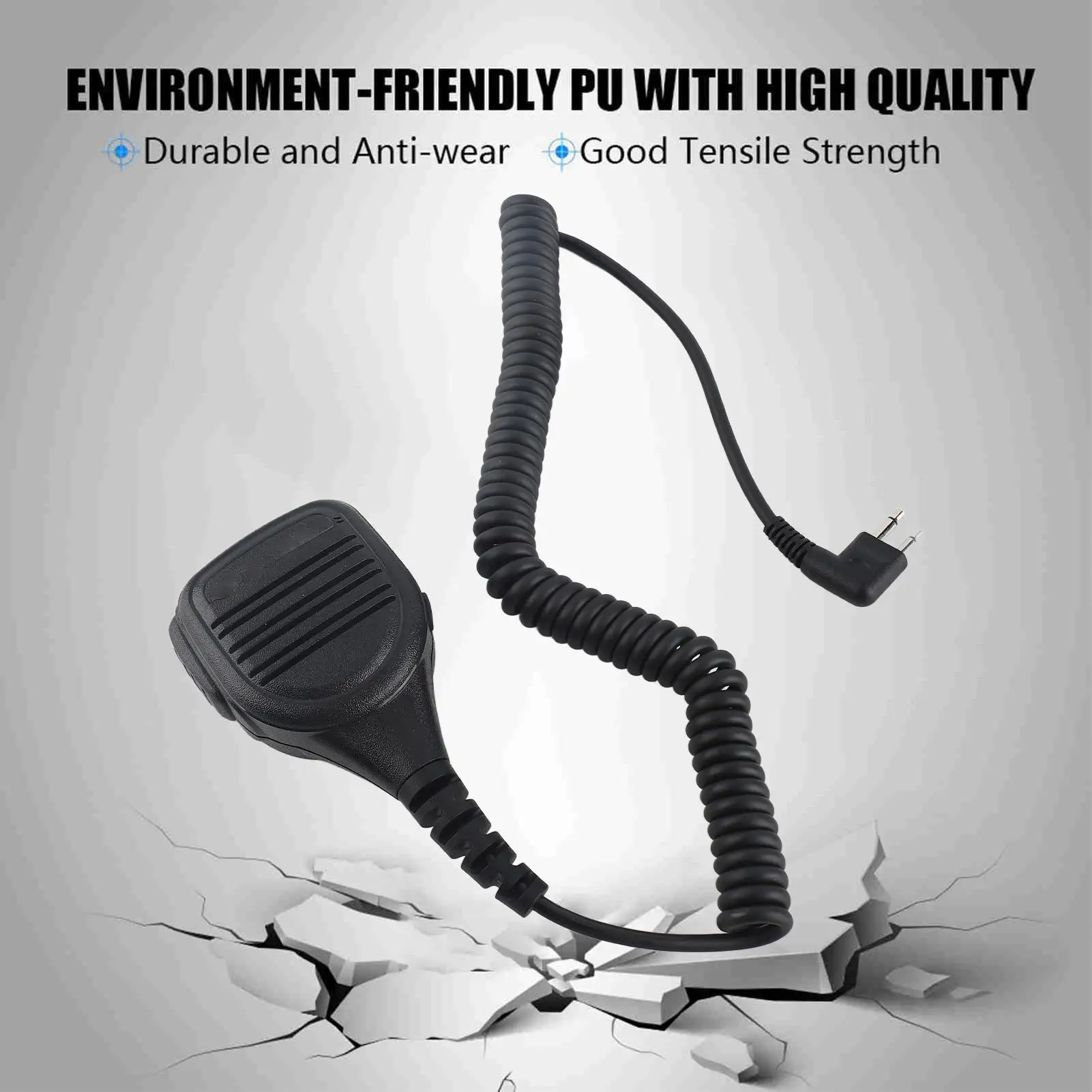 Динамик с разъемом для наушников 3,5 мм, портативный портативный радиомикрофон для рации для GP88S, GP2000, GP88, GP3688