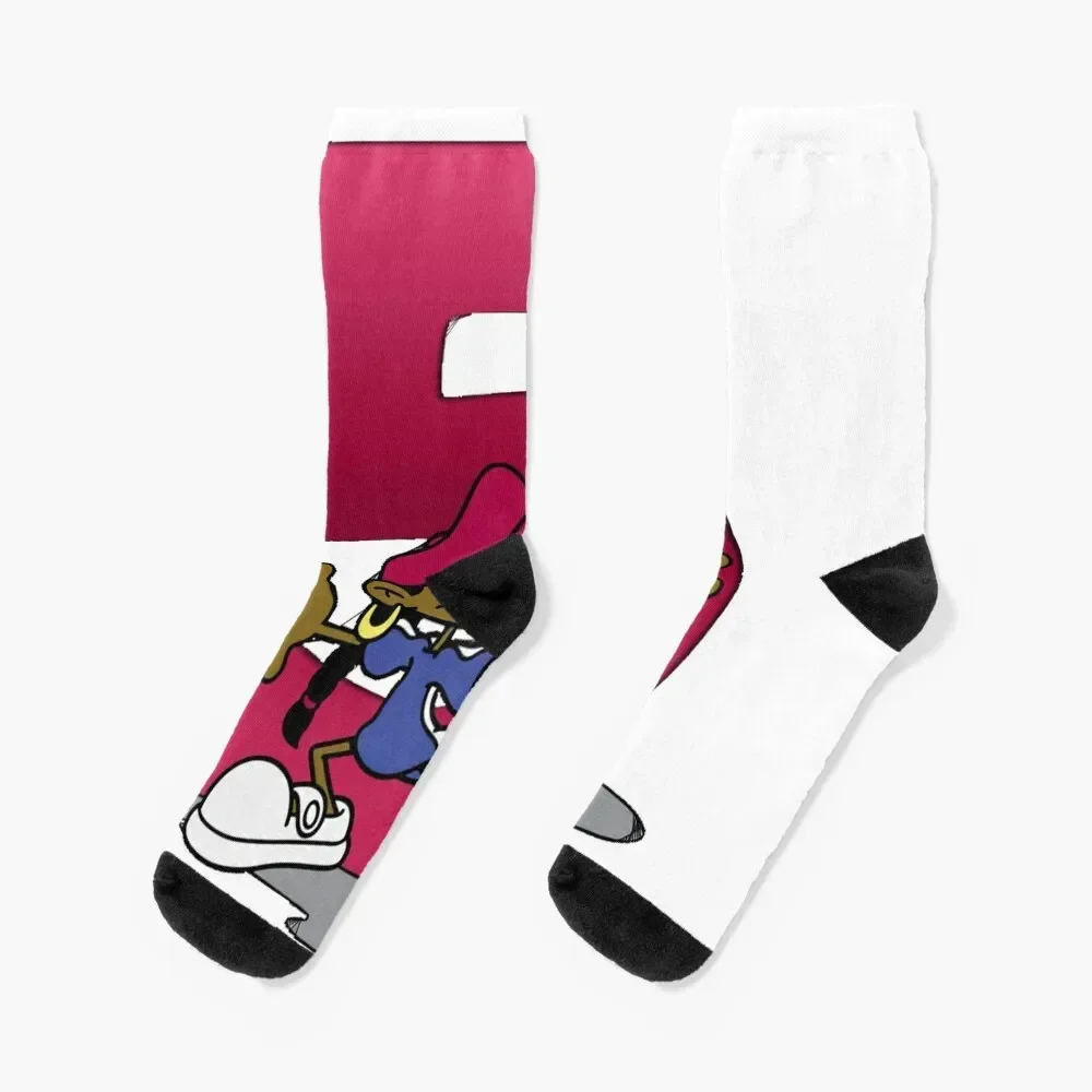 Women Men Creme Knd Number Great Model Retro Vintage Socks colored sports stockings crazy Ladies Socks Men's