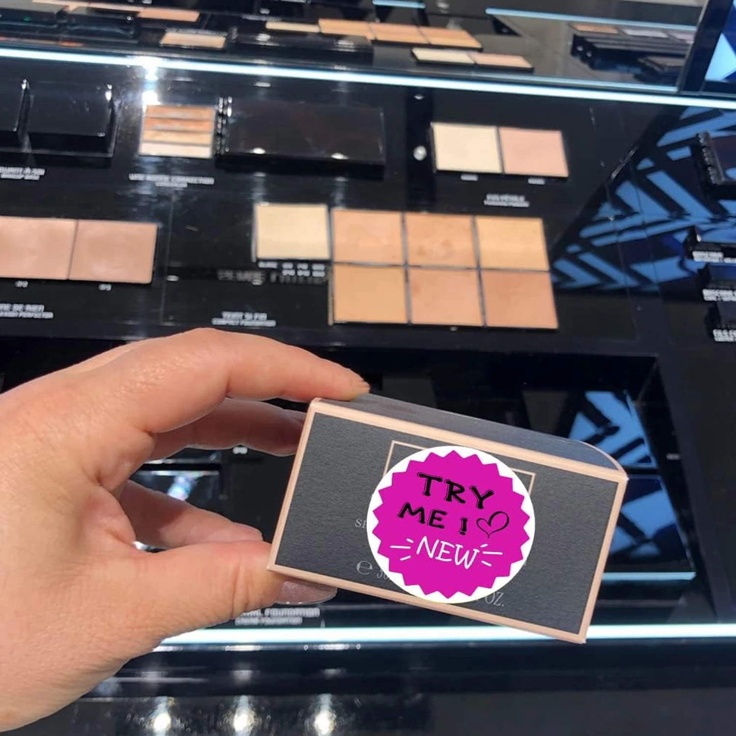 Try Me Adesivos, Round New Try Me Grocery Store Etiquetas de Alimentos 500/Roll Rosa 2 polegadas