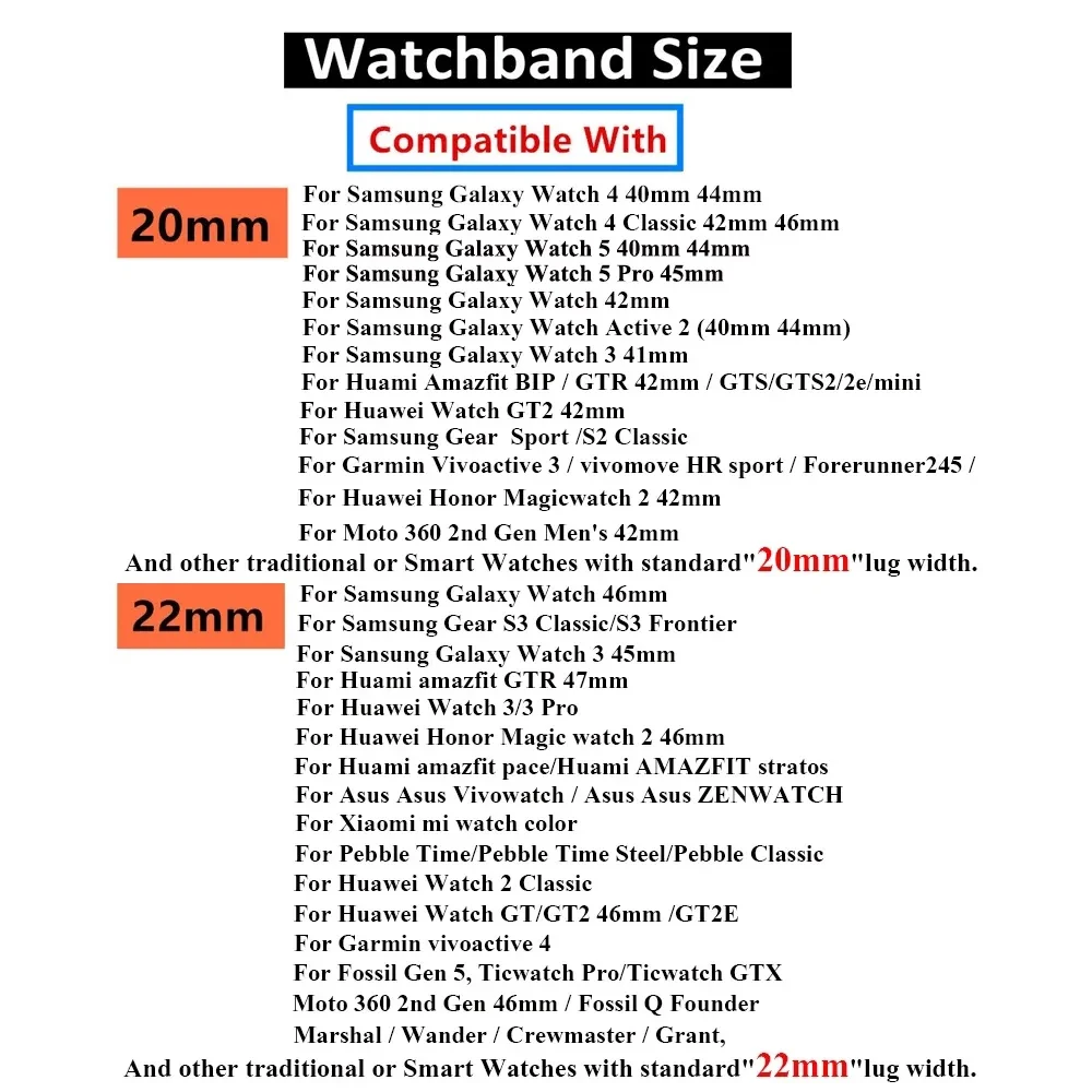 For samsung galaxy watch 6 5 4 44mm 40mm 5pro 45mm band 20mm 22mm sports nylon correa watch6 4 classic 47mm 43mm 46mm 42mm strap