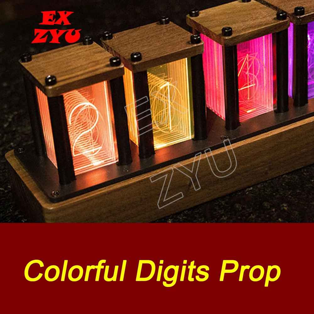 Colorful Digits Prop Press Metal Buttons to Adjust Tubes to Correct Digits Password to Unlock  Escape Room EX ZYU
