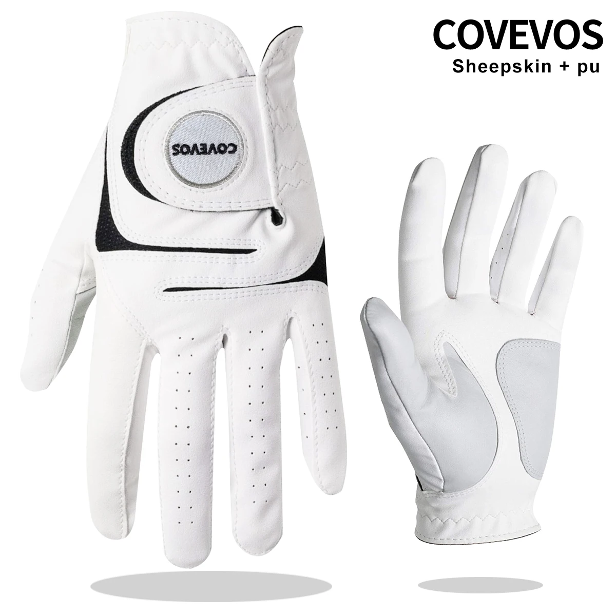 

1 Piece High-Quality PU + Premium Lambskin Golf Glove, Soft in Texture.
