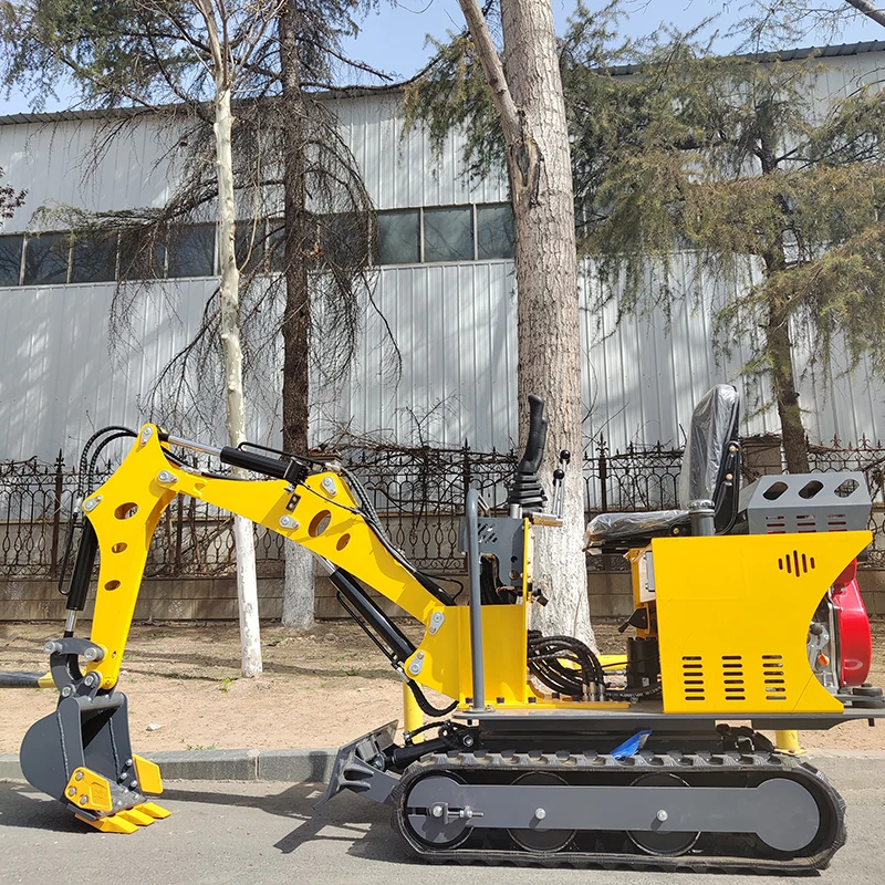 Mini escavatore di fabbrica personalizzato Macchine per escavazione economiche Prezzi cinesi per escavatori cingolati da 0,8 tonnellate