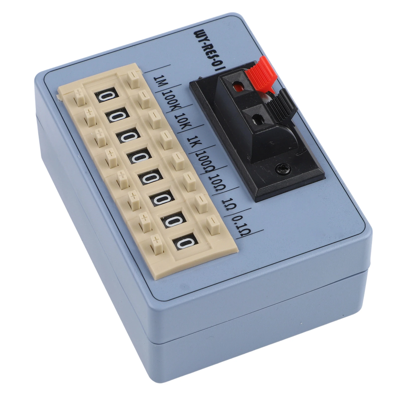 WY-RES-01 Einstellbare Widerstandsbox, kompaktes, tragbares Widerstands-Einstellwerkzeug für elektronische Tests und DIY-Schaltkreiskalibrierung – Detail 11