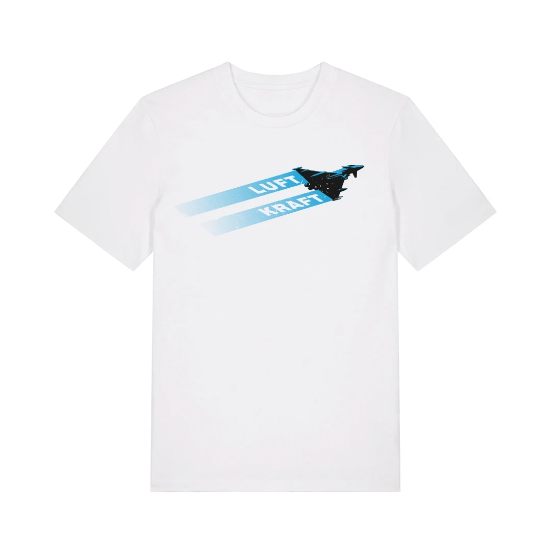 Camiseta informal de verano con diseño de Eurofighter, estilo artístico táctico militar de la Fuerza Aérea, camiseta informal de marca de lujo para hombres y mujeres