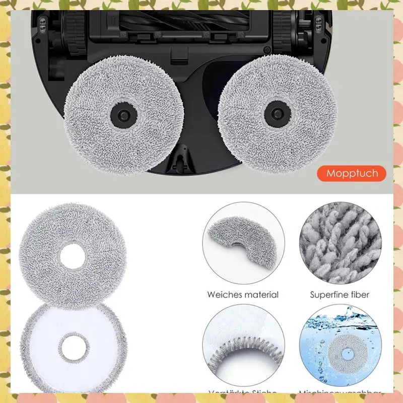 Caci Accessory Set For Dreame X50 Ultra Complete / L50 Pro Ultra Robot Vacuum Cleaner Replacement Parts Accessories