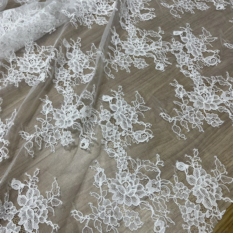 Mesh Soft Lace Fabric for Wedding Dress Children\'s Clothing Lining Designer Diy Sewing Material Cloth By The Meter