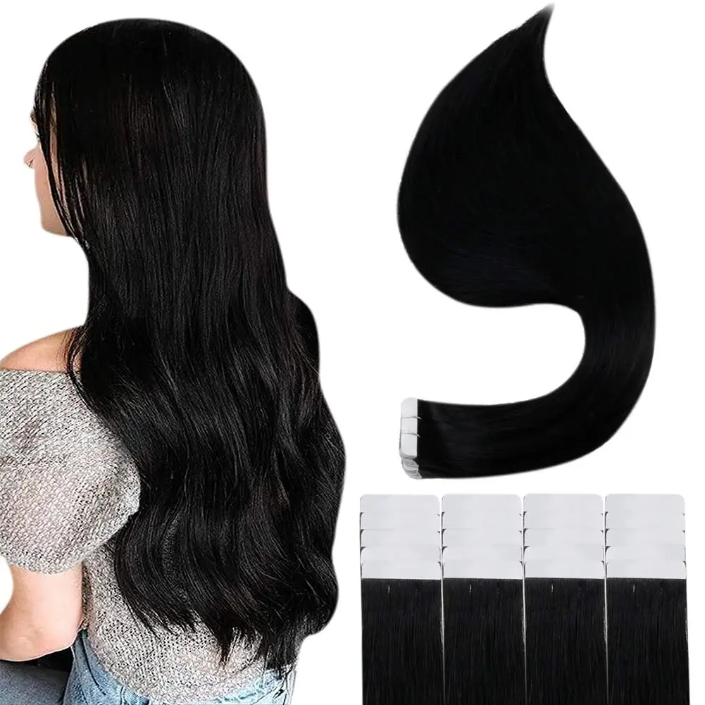 

Brazilian Cuticle Aligned Natural Remy Curly Wavy 24 Inch Tape In Hair Extension Human