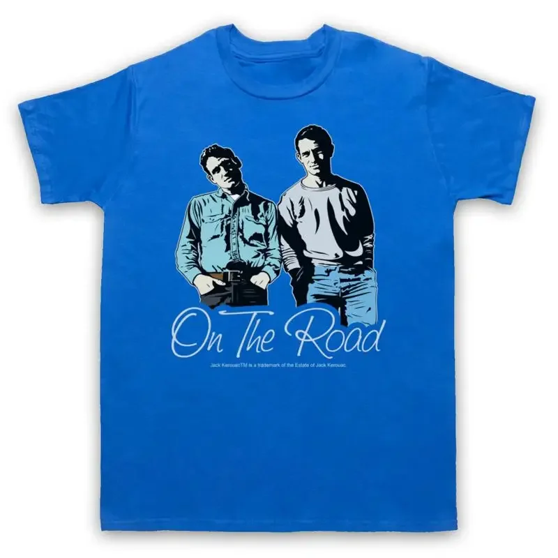 JACK KEROUAC SAL PARADISE ON THE ROAD DEAN MORIARTY MENS WOMENS T SHIRT