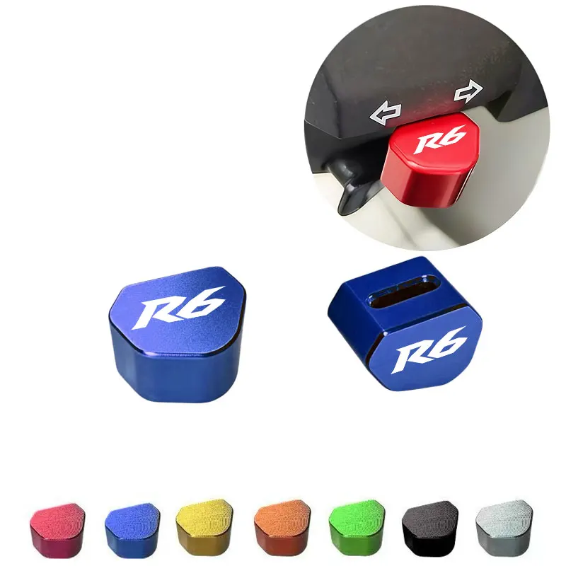 For Yamaha YZFR6 YZF R6 Steering Switch Motorcycle CNC Aluminum Alloy Handlebar Switch Button Cover Turn Signal Protective Caps