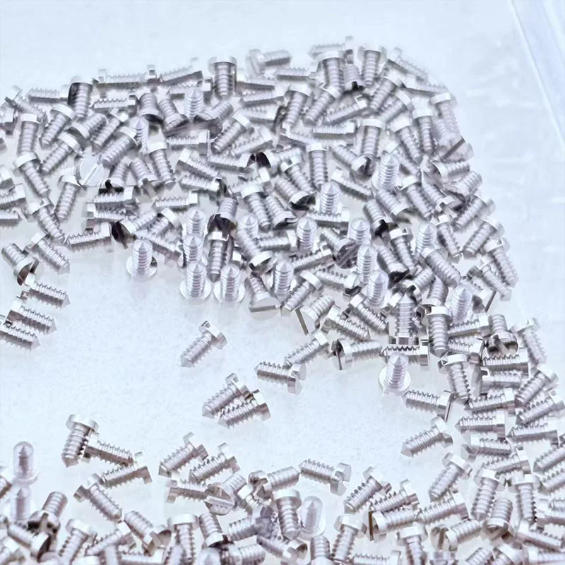 Watch repair tools, watch cover, back cover screws, stainless steel screws, glasses, slotted screws