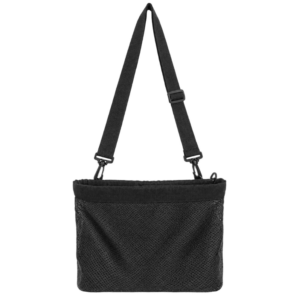 New Foldable Rock Collecting Bag Foraging Bag 3 Ways to Carry Mesh Beach Bag Drawstring Closure Adjustable Waist Pack Beach Trip