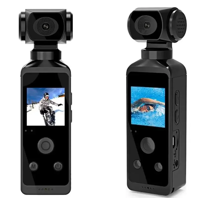 YYHC-4K Ultra HD Pocket Action Camera 270 Rotatable  Wifi Mini Sports Cam Waterproof Case Helmet Travel Bicycle Driver Recor