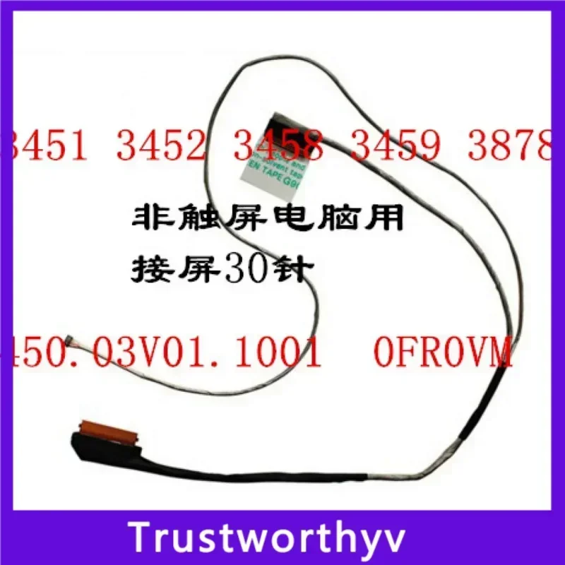 New LCD cable for Dell Inspiron 14 3451 3452 3458 3459 0fr0vm 40. 03v01.1001 LVDS video LED display Flex