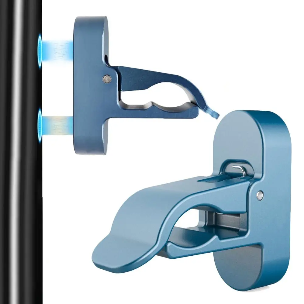 

New Magnetic Golf Holder Clip Aluminum Alloy Anti-Slip Stand Clip Universal Hold 30-60 Rings Golf Hook for Golf Cart