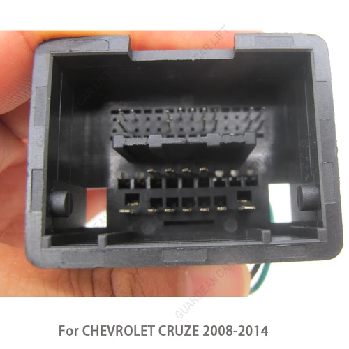 Imagen 2 del producto Cable de cableado de Radio de coche de 16 pines para Chevrolet Trax/Cruze/Aveo/Sonic/2008-2014 adaptador de arnés con unidad principal estéreo CANBUS Box 2DIN