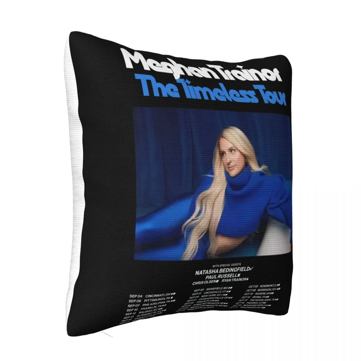 Meghan Trainor The Timeless Tour 2024 1 Pillow Case Ornamental Pillows Pillow Covers Decorative Pillow Case Pillow Cover