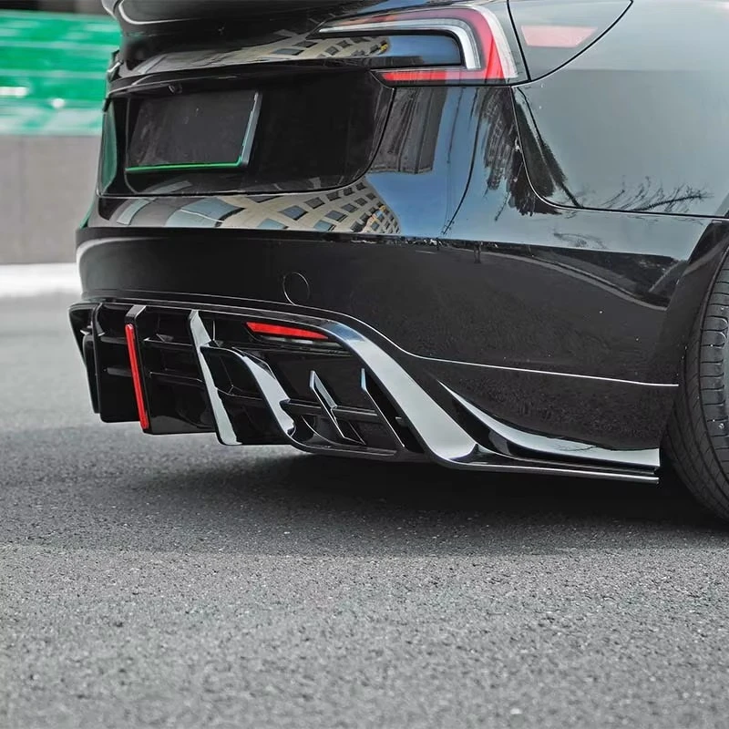 Wholesale ABS Material Rear Diffuser Exterior Accessories Model 3 Car Upgrades