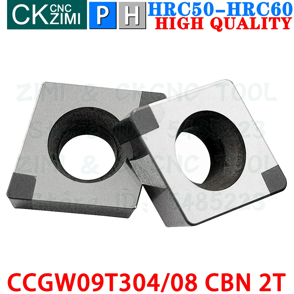 CCGW09T304 CBN 2T CCGW09T308 CBN 2T Boron Nitride Inserts Turning Inserts Tool CCGW CCGT CNC Metal Lathe Tool for Hardened Steel