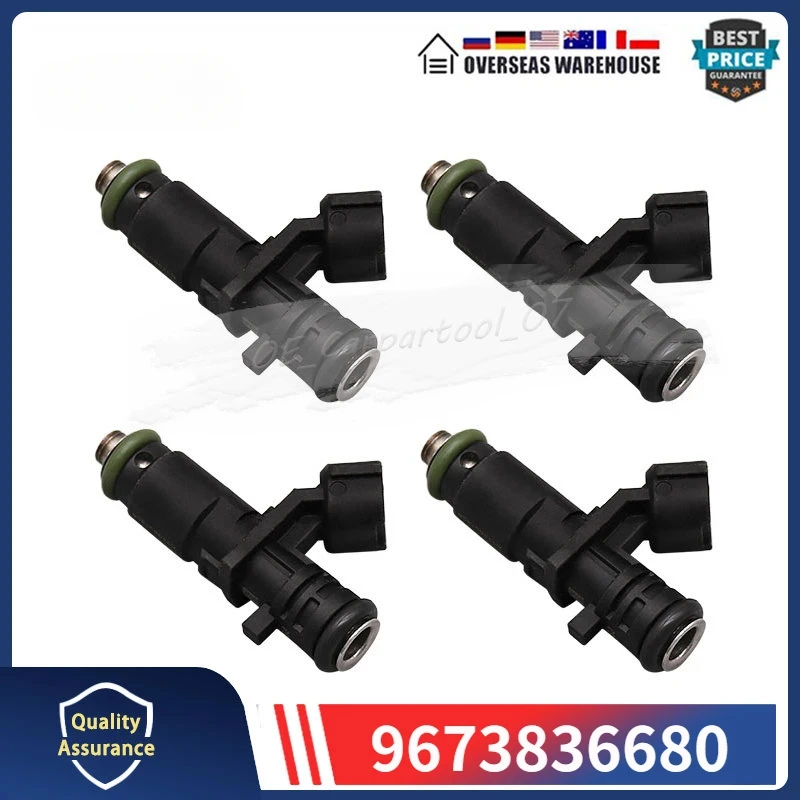 80 pieces Fuel Injector 9673836680 For Peugeot 301 308 408 Citroen C-elysee C4 PETROL