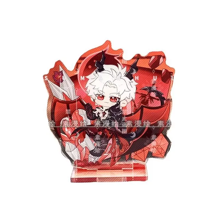 Periférico "Amor y Espacio Profundo" Sylus Qin Che fan art stand, insignia y insignia de pecho en forma de tirón adorno de escritorio acrílico